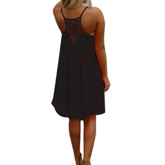 New Black Summer Dress Sz S - Picture 3 of 6